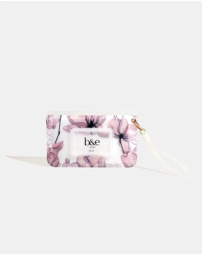 Ben & Ellie Baby - Freya Pink Floral Wipes Case