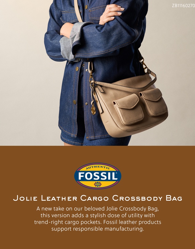 Fossil - Jolie White Crossbody Bag