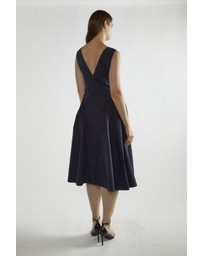 Glamorous - V neck panelled midi dress