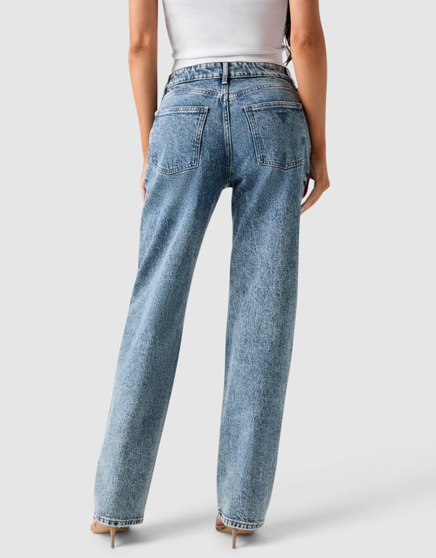 GUESS - Low-Rise Gaia Straight Leg Jeans