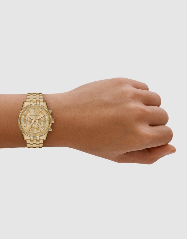 Michael Kors - Bryant Gold Tone Chronograph Watch