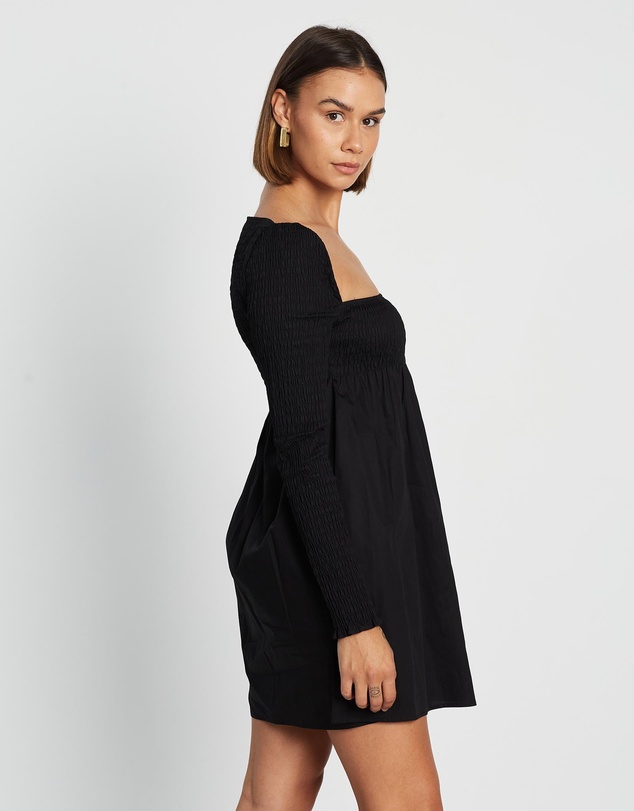 Third Form - Full Form Shirred Babydoll Dress