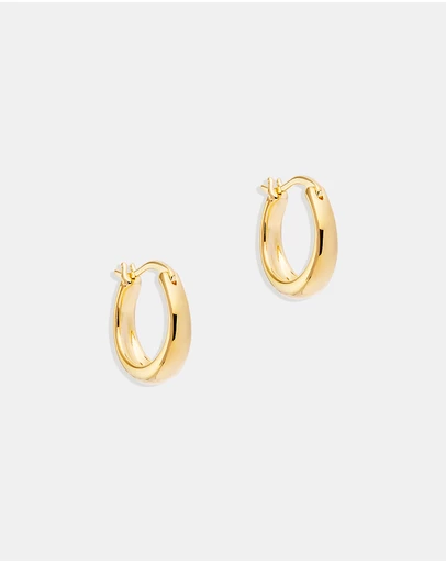 By Charlotte - Gold Infinite Horizon Small Hoops