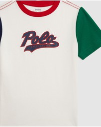 Polo Ralph Lauren - Logo Color-Blocked Cotton Tee - Kids