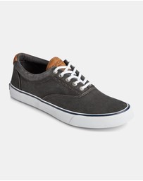 Sperry - Striper II Canvas Medium Black- Men's