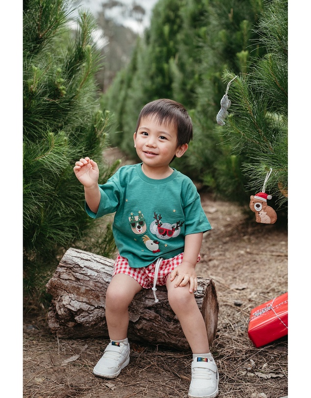 Purebaby - Christmas Party Tee-Kids-Babies