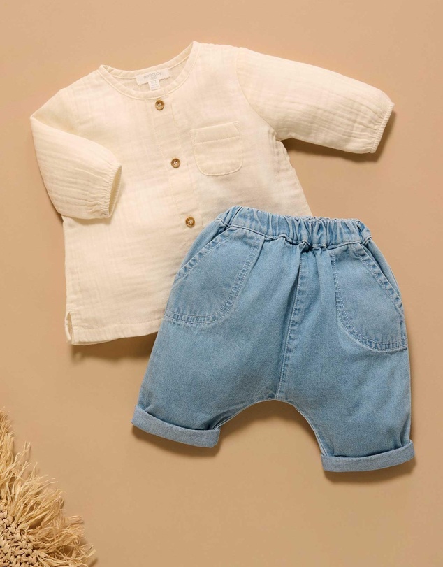 Purebaby - Sun Cover Top -Kids-Babies