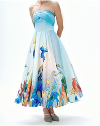 JUSTIN TONG - Aquarelle Midi Dress