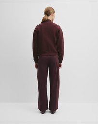 Country Road - Australian Good Earth Cotton Zip Bomber Sweat
