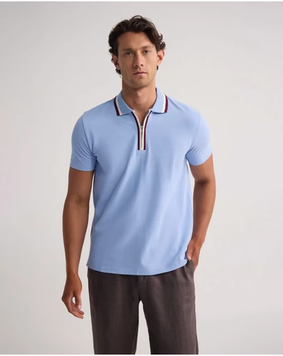 Oxford - Orwell Zip Neck Polo