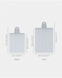 Joseph Joseph - Chop2Pot™ Plus Large Folding Chopping Board (Pale Blue)