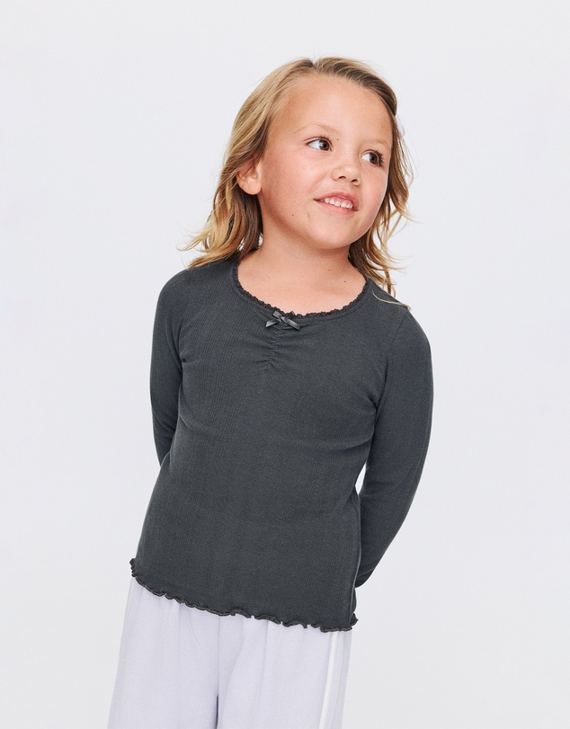 Cotton On Kids - Jade Ruched Long Sleeve Top