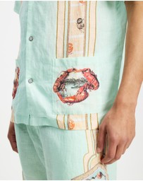 Camilla - Short Sleeve Cabana Shirt