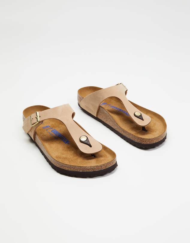 Birkenstock - Gizeh Soft Footbed Nubuck Leather Regular - Women's