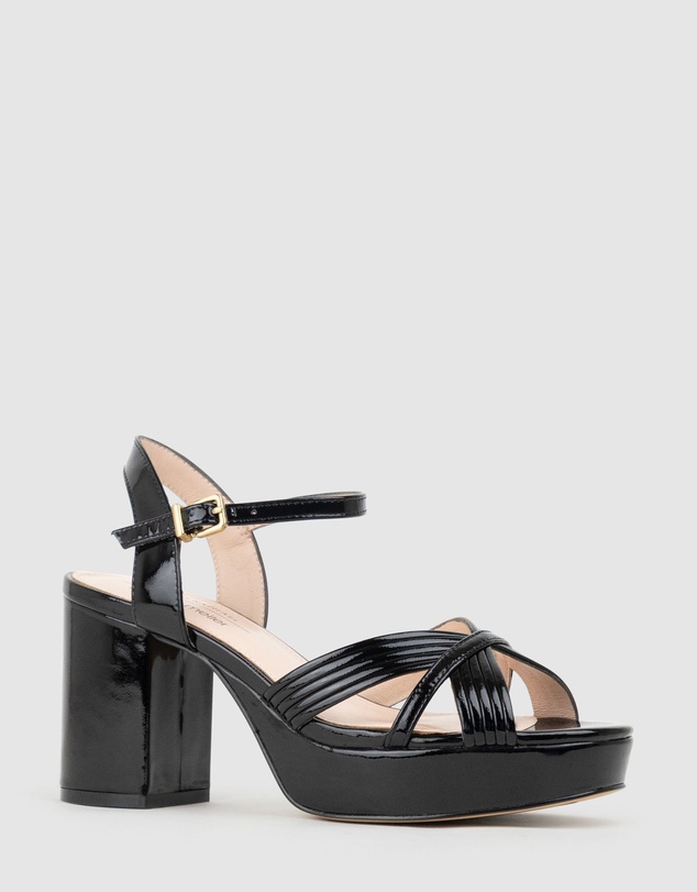 Edward Meller - RAYNE80 Strappy Crossover Platform Sandal