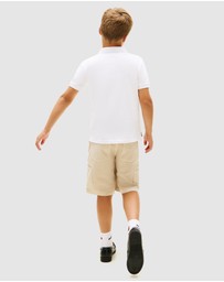Tommy Hilfiger - Boys Regular Fit Wavy Flag Polo Shirt - Teens