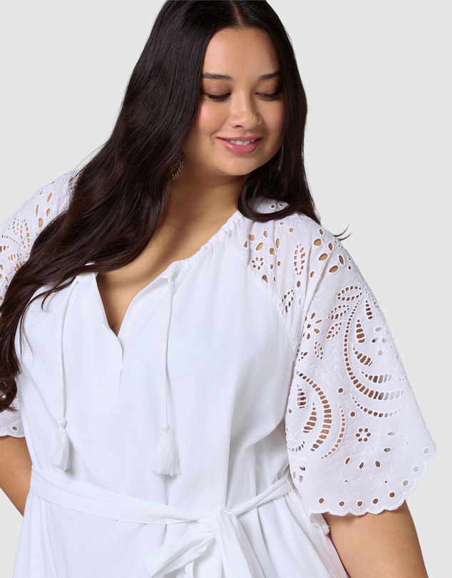 The Poetic Gypsy - Charms Broderie Mini Dress