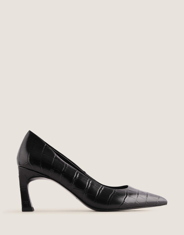 Shelly Shen - Brady High Heel Pumps Black Croc