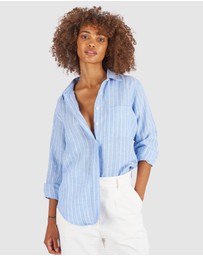 CAMIXA - IRIS Stripes Linen Shirt
