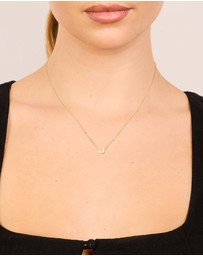 Lovisa - Gold Plated Sterling Silver Cubic Zirconia Horseshoe Necklace