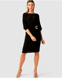 SACHA DRAKE - Cowl Tie Drape Dress
