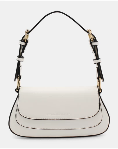 Morgan & Taylor - Hailey Shoulder Bag in White