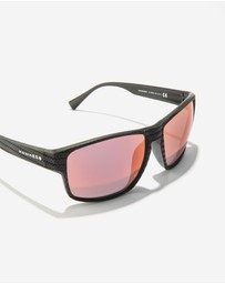 Hawkers Co - HAWKERS - Black Ruby FASTER RAW CARBON FIBER Sunglasses for Men and Women UV400
