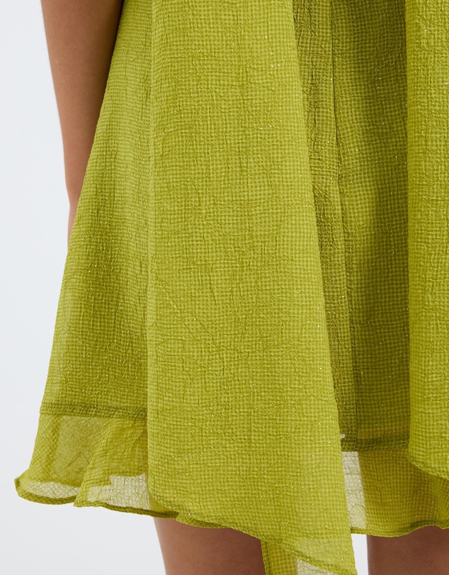 Calli - Lucie Sparkle Sheer Scarf Mini Dress