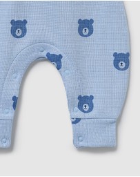 Wilson & Frenchy - Organic Waffle Overalls - Babies