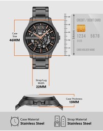 Armani Exchange - Gun-Metal Analogue Watch