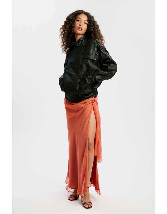 Bardot - Oversized Leather Jacket