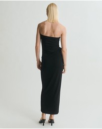 M.N.G - Sage Strapless Dress