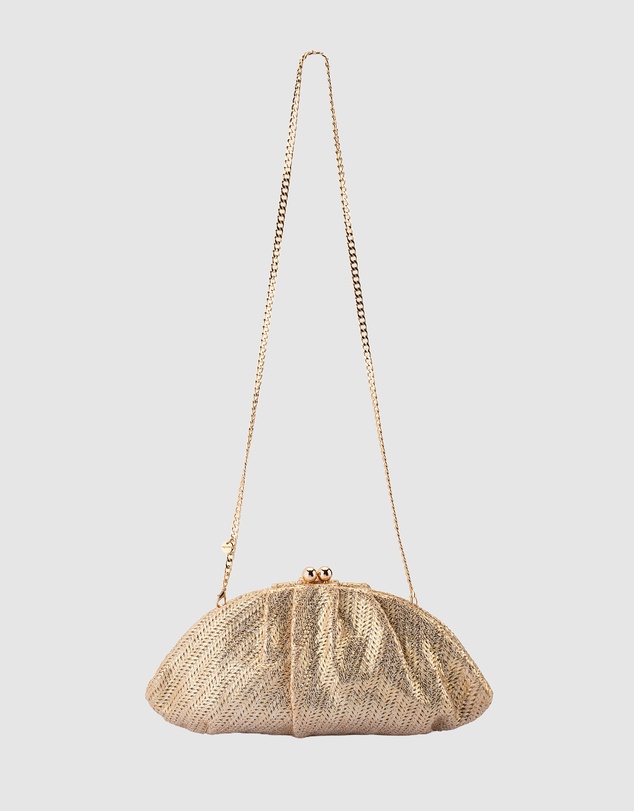 Olga Berg - Rita Woven Clutch