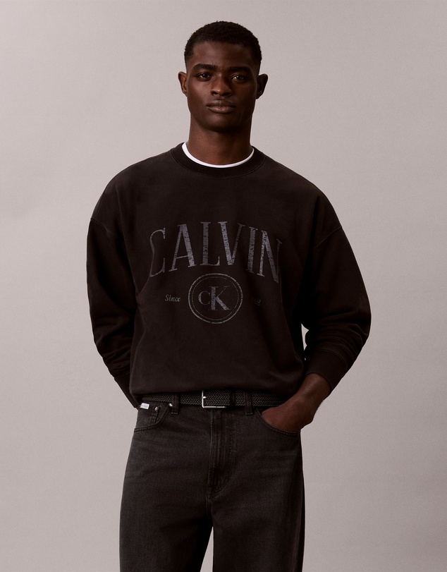 Calvin Klein Jeans - Terry Logo Graphic Relaxed Sweatshirt
