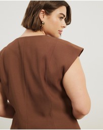 Atmos&Here Curvy - Remi Cap Sleeve Vest