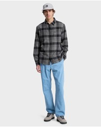 Quiksilver - Mens Motherfly Plaid Long Sleeve Shirt