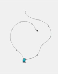 THOMAS SABO - THOMAS SABO Necklace with Turquoise Teardrop Stone