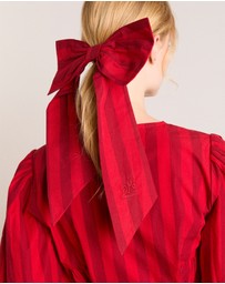 Damson Madder - Oversized Bow Clip