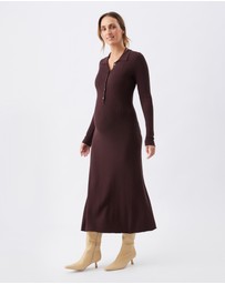Ripe Maternity - Hollie Polo Knit Dress