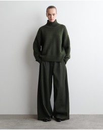 COS - Chunky Funnel-Neck Wool Jumper