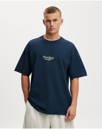 Cotton On - Box Fit Text T-Shirt