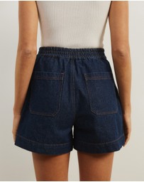 Atmos&Here - Samira Relaxed Denim Shorts