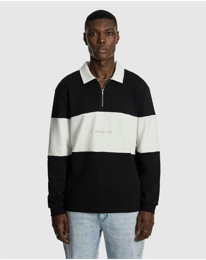 yd. - Trenton Long Sleeve Polo Shirt