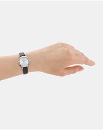 DKNY - Essentials Silver 28mm Silver Dial Womens Watch + Silver Bracelet
