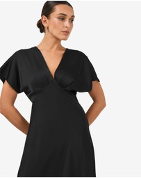 Forcast - Catalina V-Neck Satin Dress