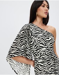 Honey and Beau - Wild Jungle One Shoulder