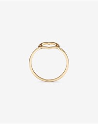 Michael Hill - Open Heart Ring in 10kt Yellow Gold