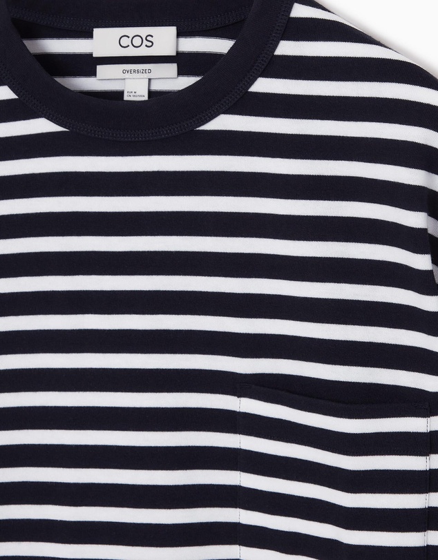COS - Salvo Stripe Co Oversized Tee