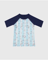 Aqua Blu Kids - Mariner Short Sleeve Rash Vest - Babies
