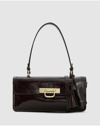 Oroton - Finn Crackle Broguing Large Day Bag